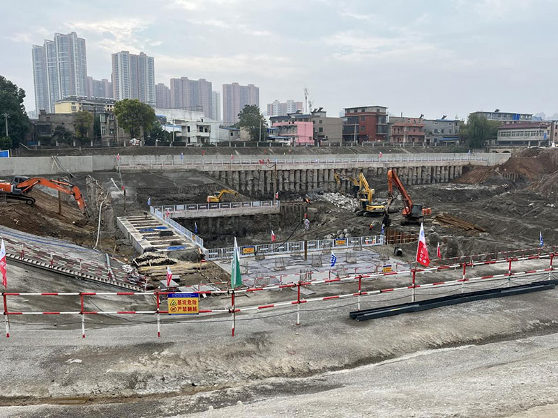 喜报！正宇科创建设花马湖泵站项目已挖至坑底！