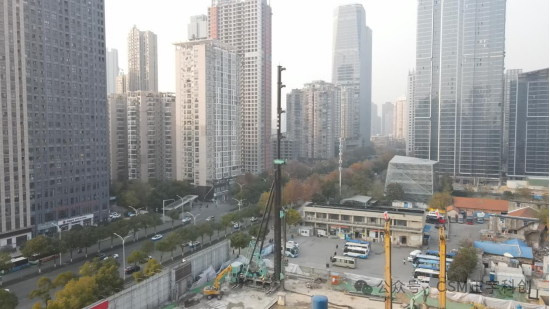 热烈庆祝电影制片厂二期E1地块项目CSM止水帷幕顺利完工！